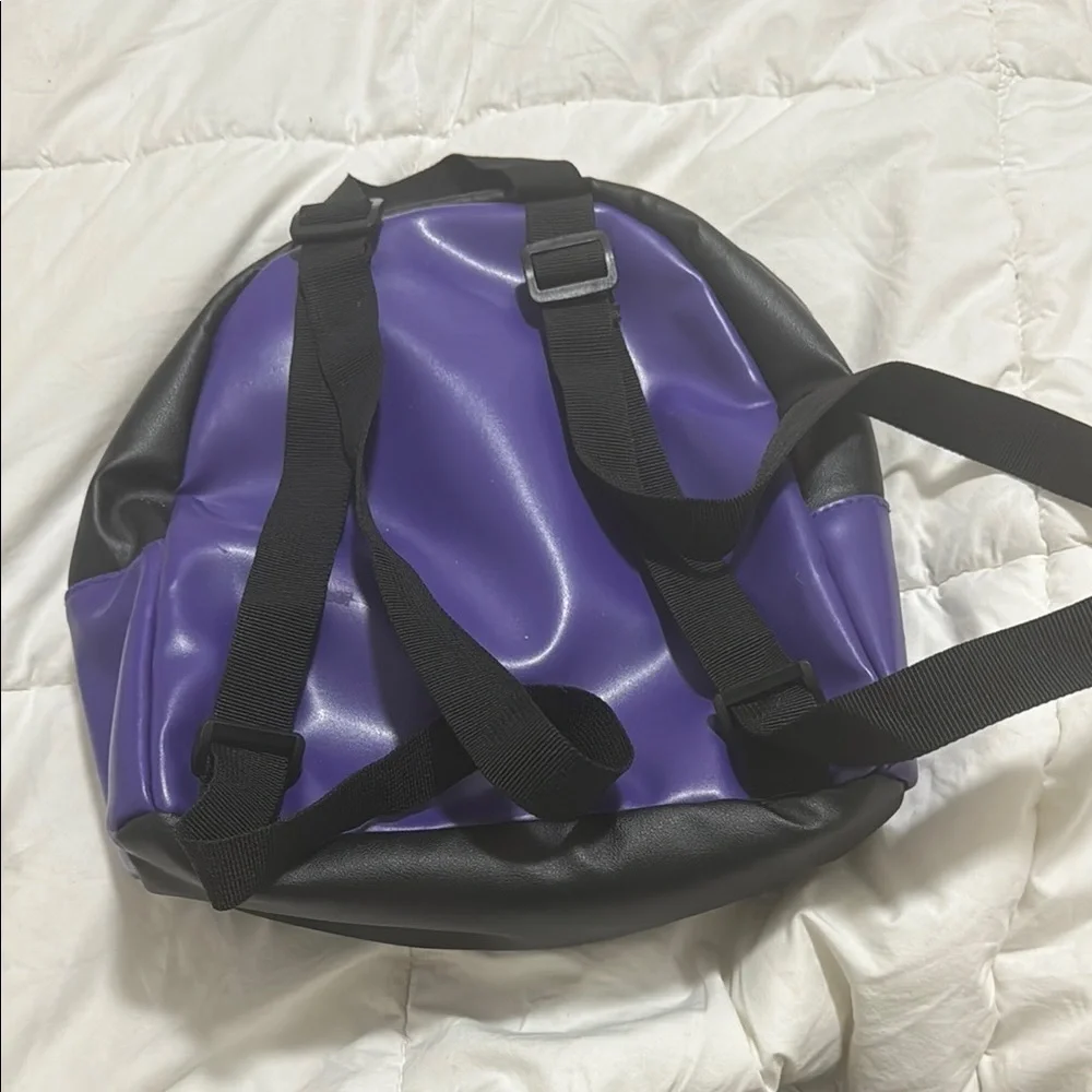 Wakanda Forever Black and Purple Backpack - Picture 2 of 4